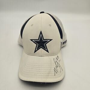 Dallas Cowboys Hat Cap Fitted Mens L/XL NFL Football Autographed Trucker Reebok